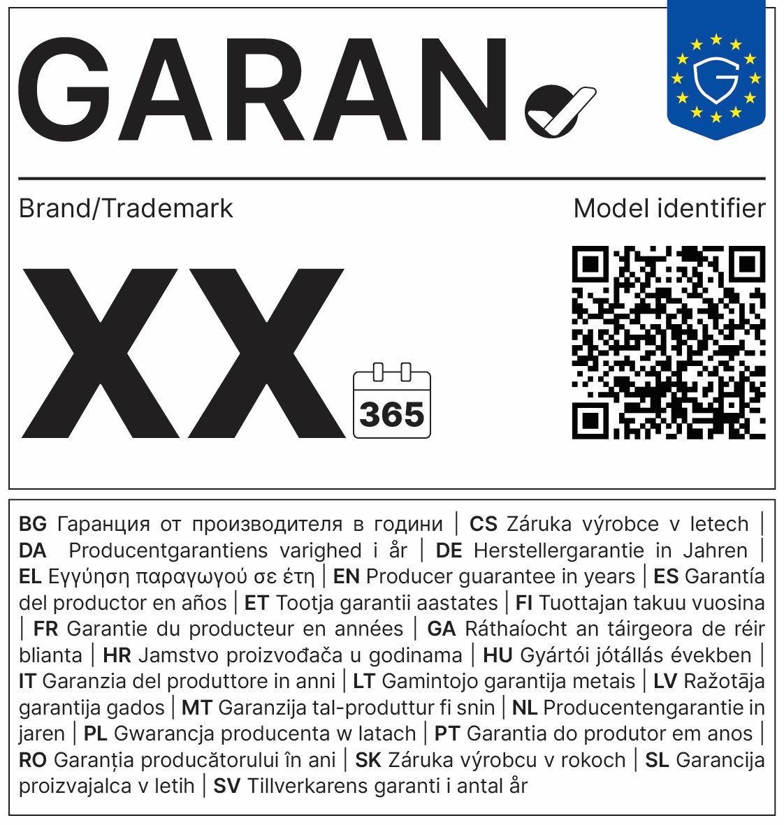 GARAN Label_colour